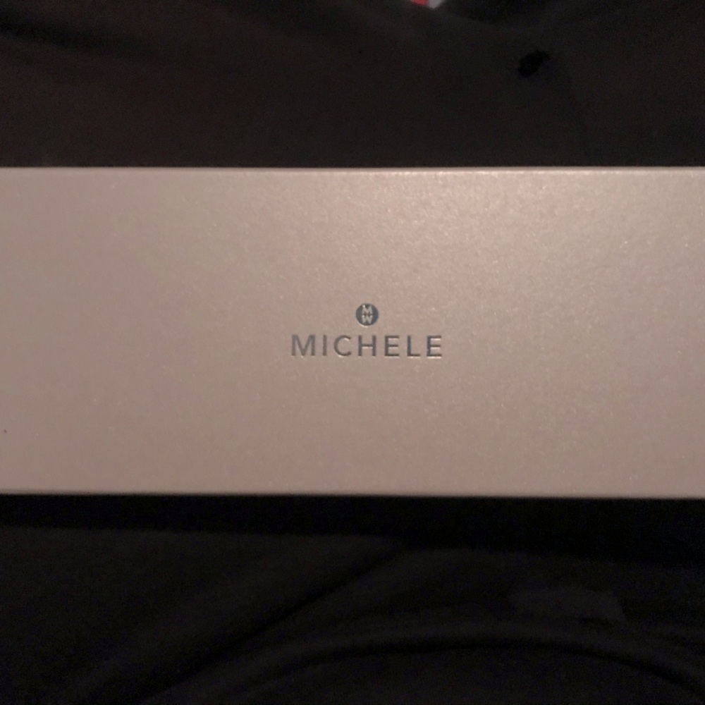 Michele Watch 38MM Stainless steel &.silicone chrono